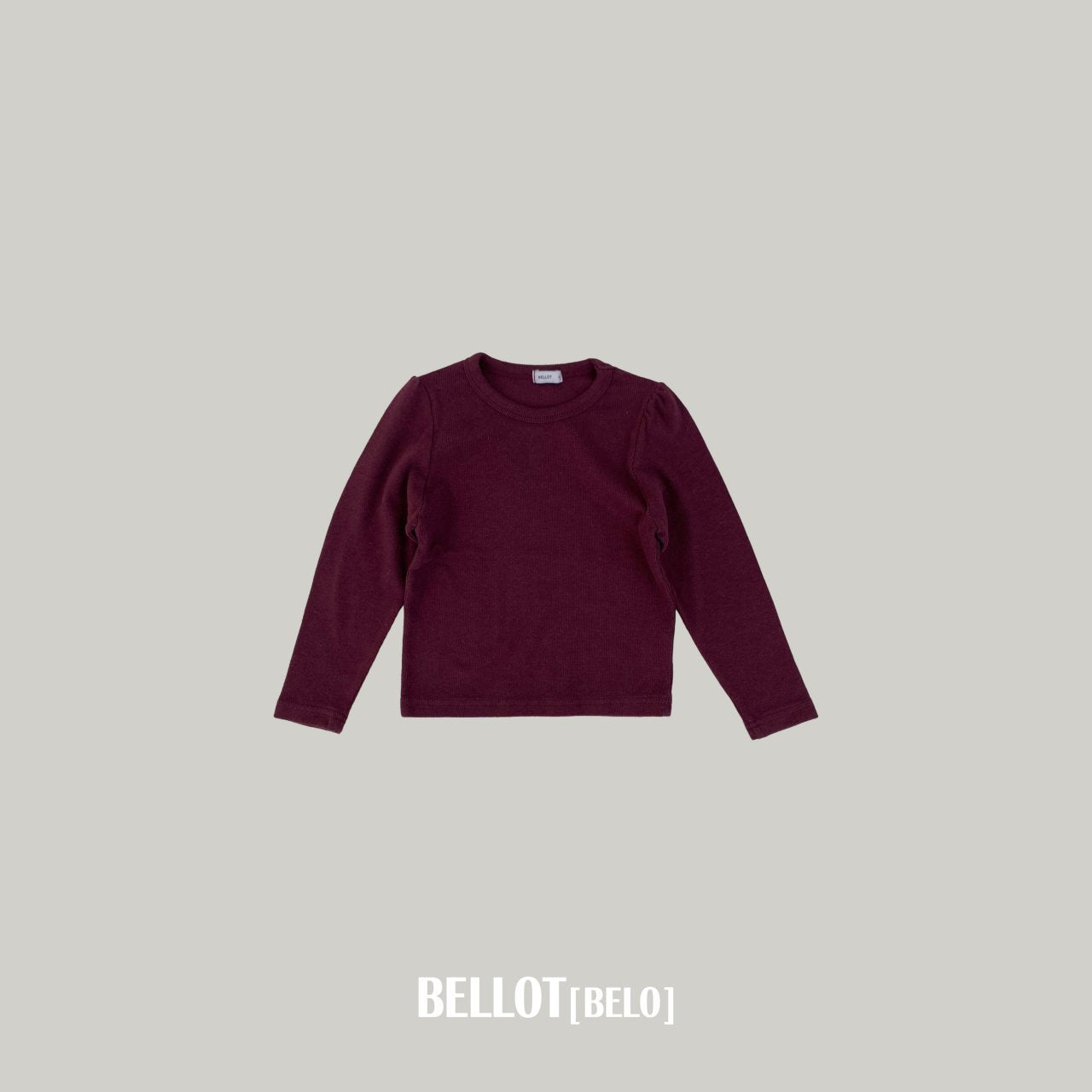 ［BELLOT］Ebony puff tee