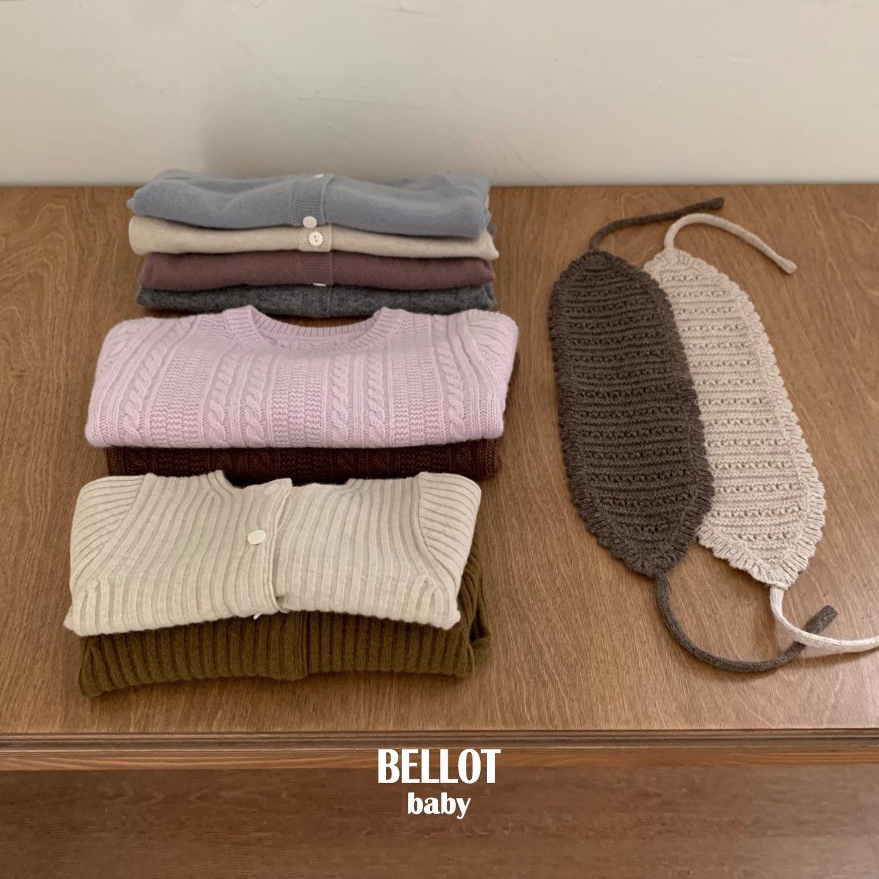 ［BELLOT］Bebe knit bonnet