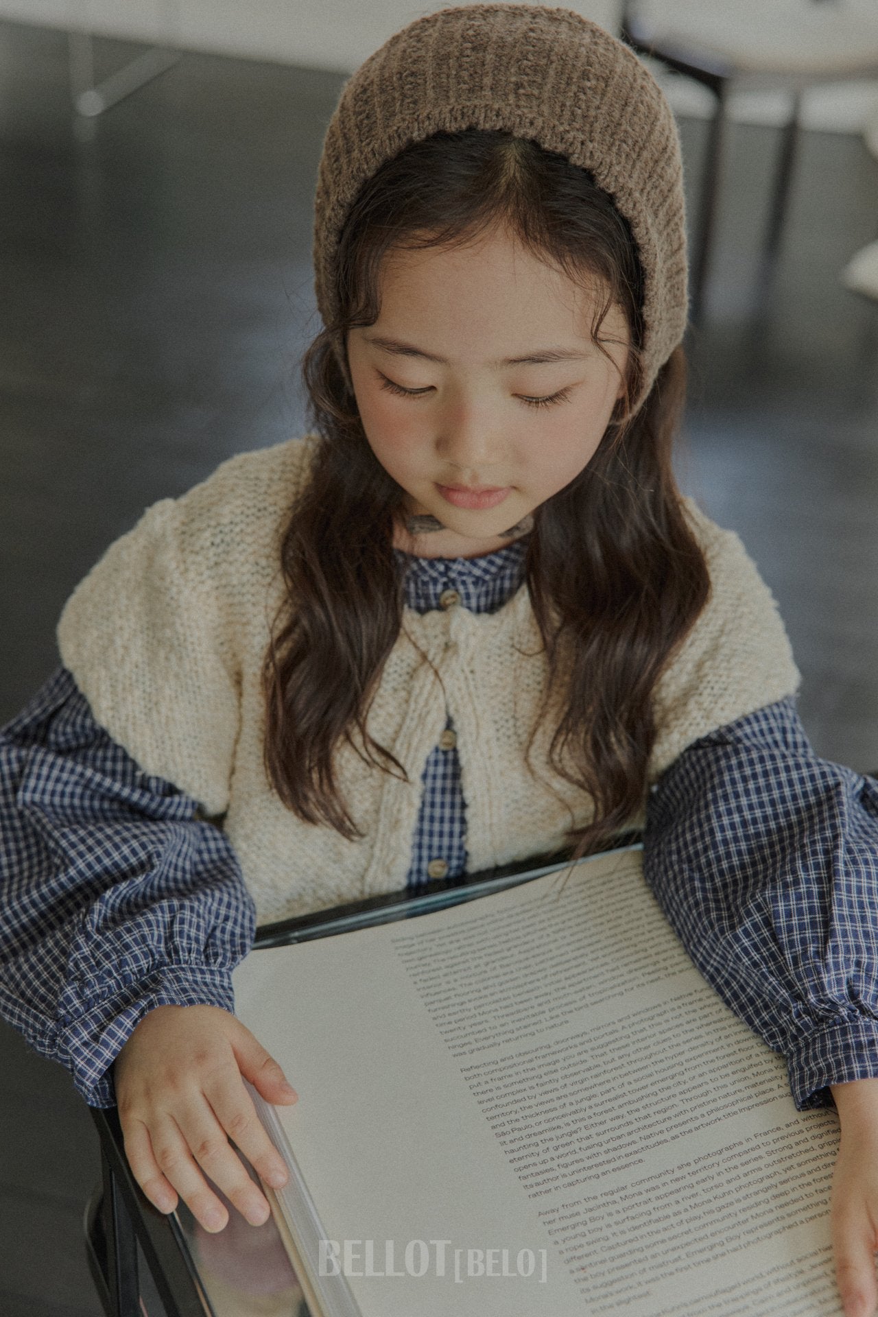 ［BELLOT］Bebe knit bonnet