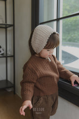 ［BELLOT］Bebe knit bonnet