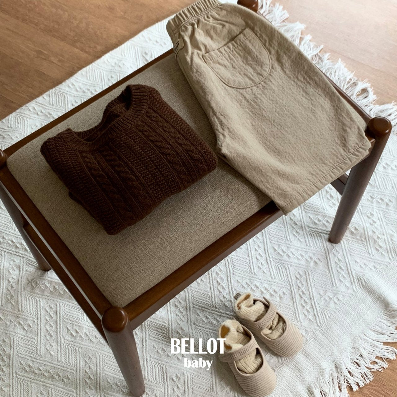 ［BELLOT］Bebe cocoa knit