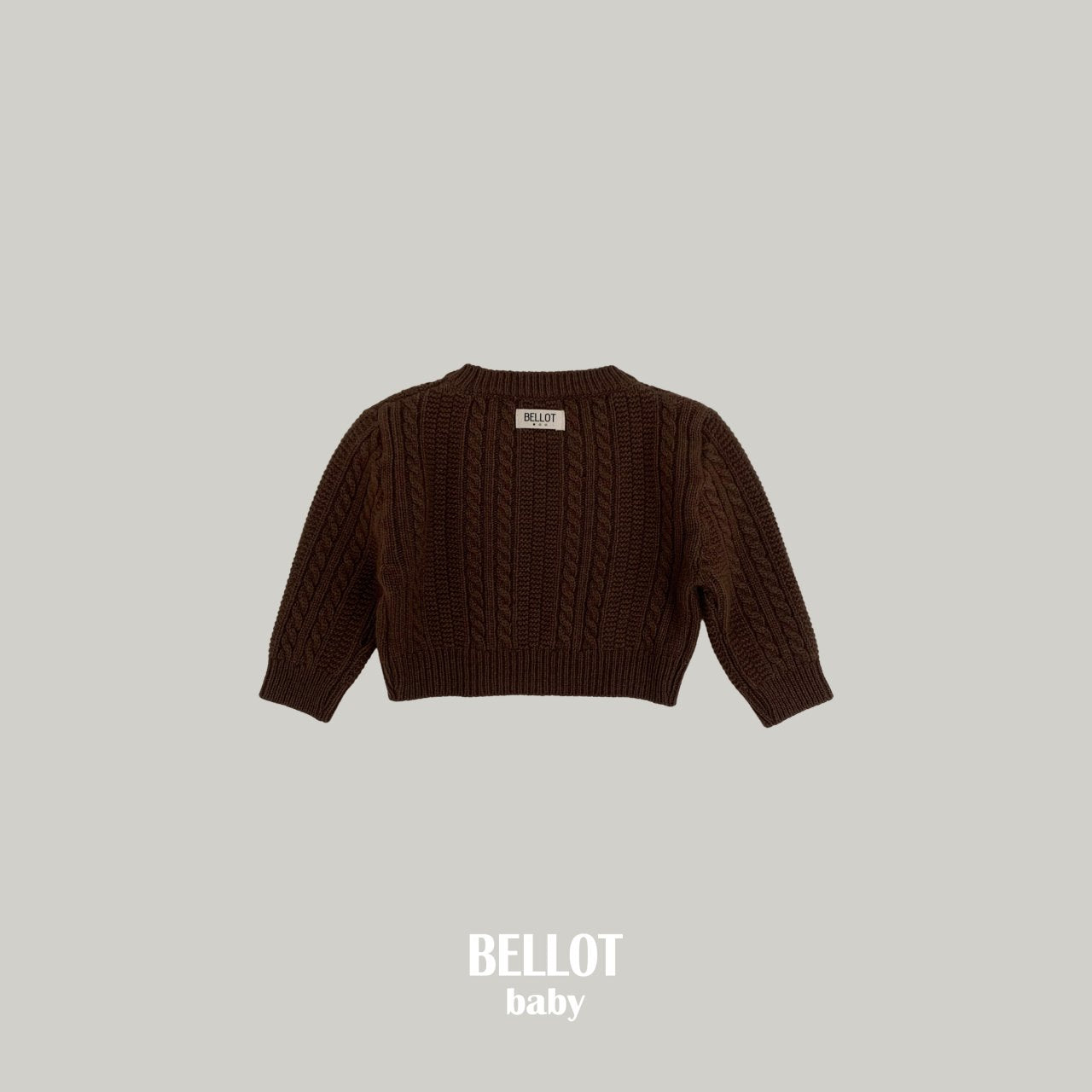 ［BELLOT］Bebe cocoa knit