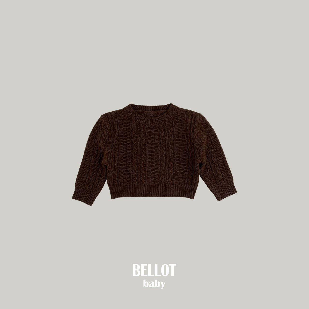 ［BELLOT］Bebe cocoa knit