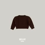 ［BELLOT］Bebe cocoa knit
