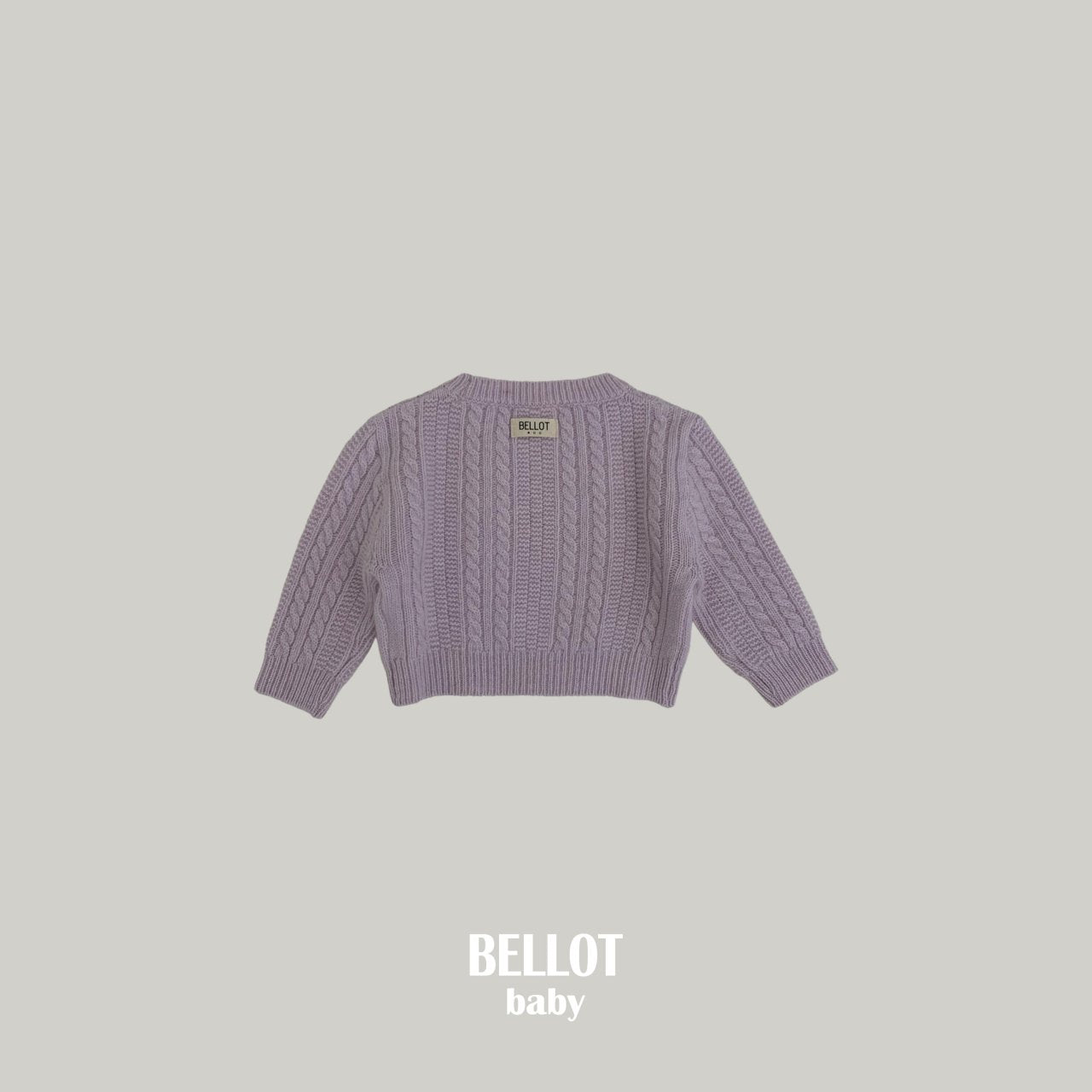 ［BELLOT］Bebe cocoa knit
