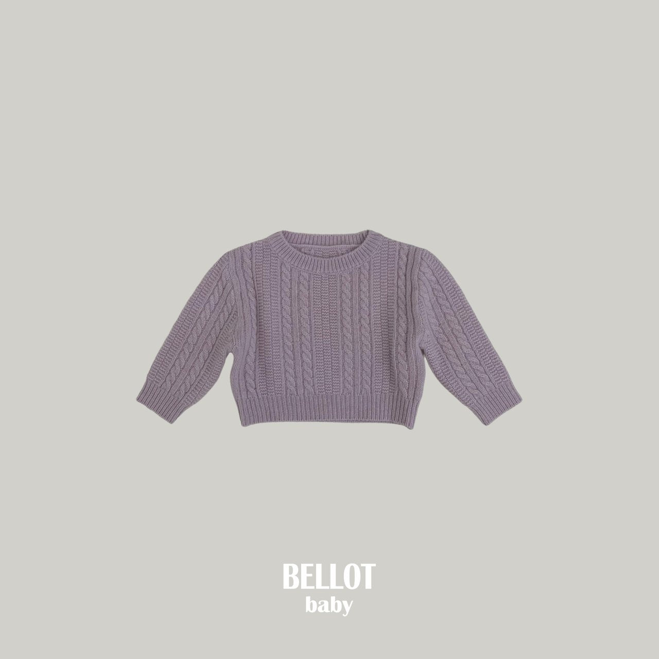 ［BELLOT］Bebe cocoa knit
