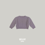 ［BELLOT］Bebe cocoa knit
