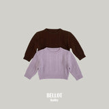 ［BELLOT］Bebe cocoa knit