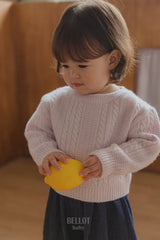 ［BELLOT］Bebe cocoa knit