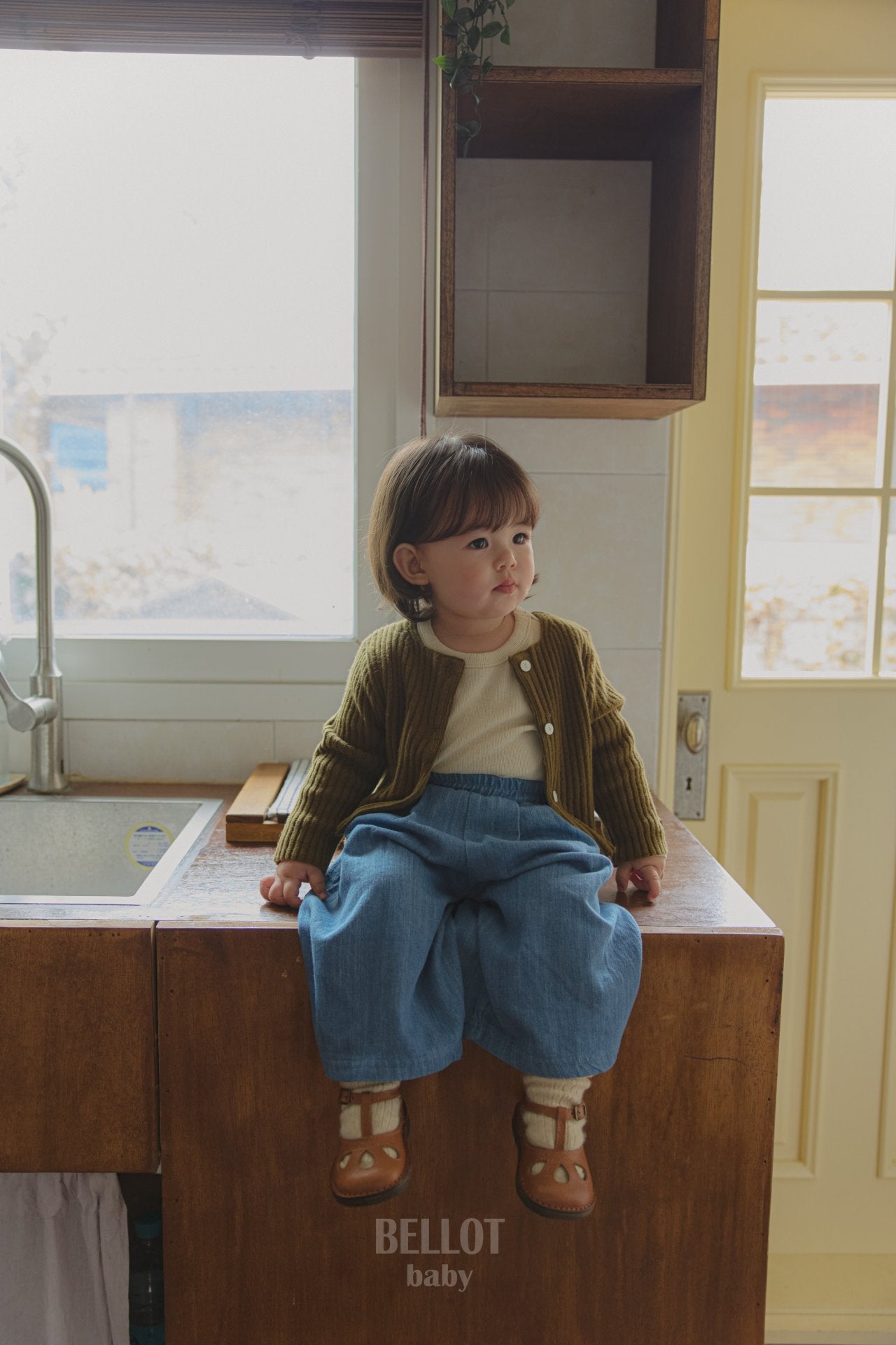［BELLOT］Bebe natural denim pants