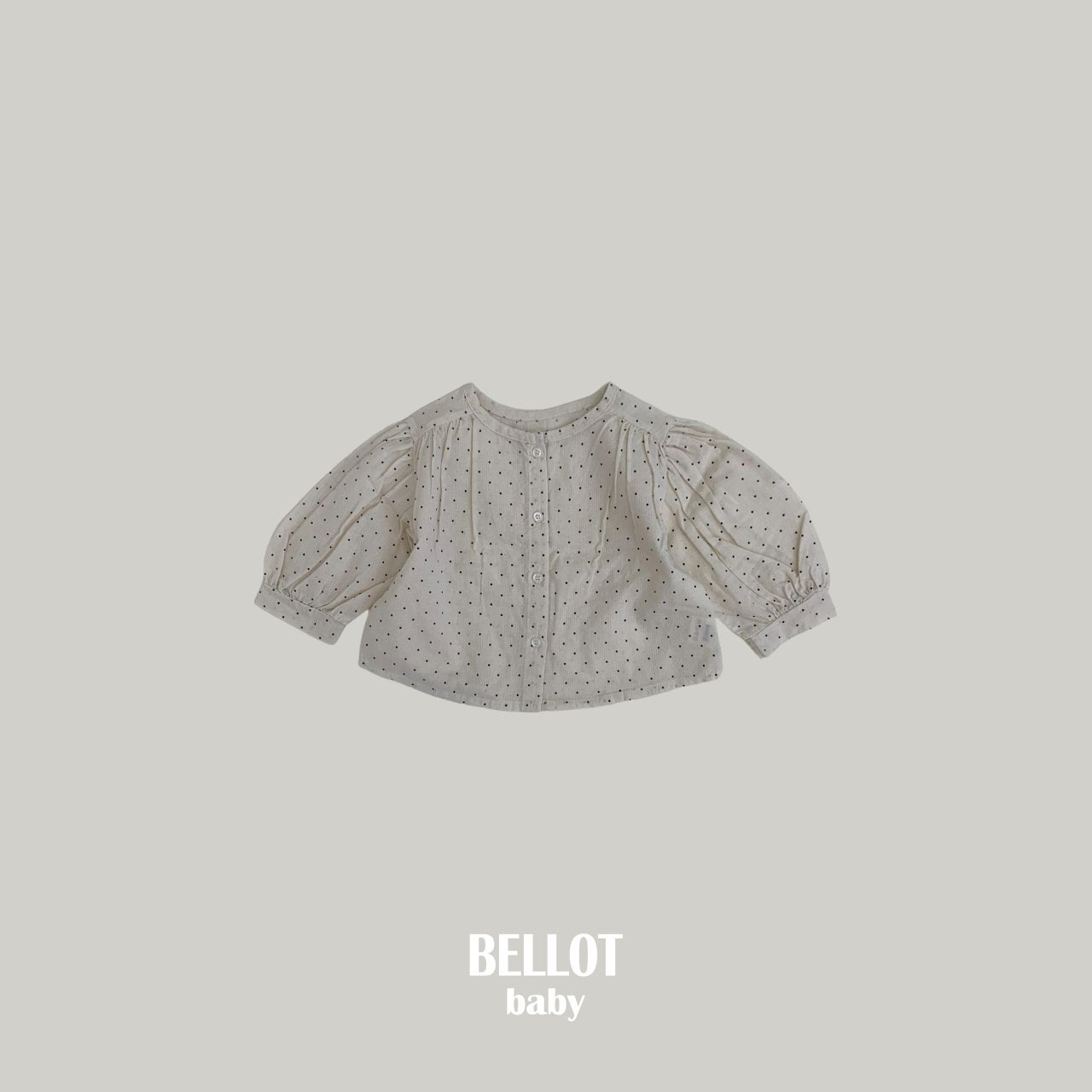 ［BELLOT］Bebe bonbon dot blouse