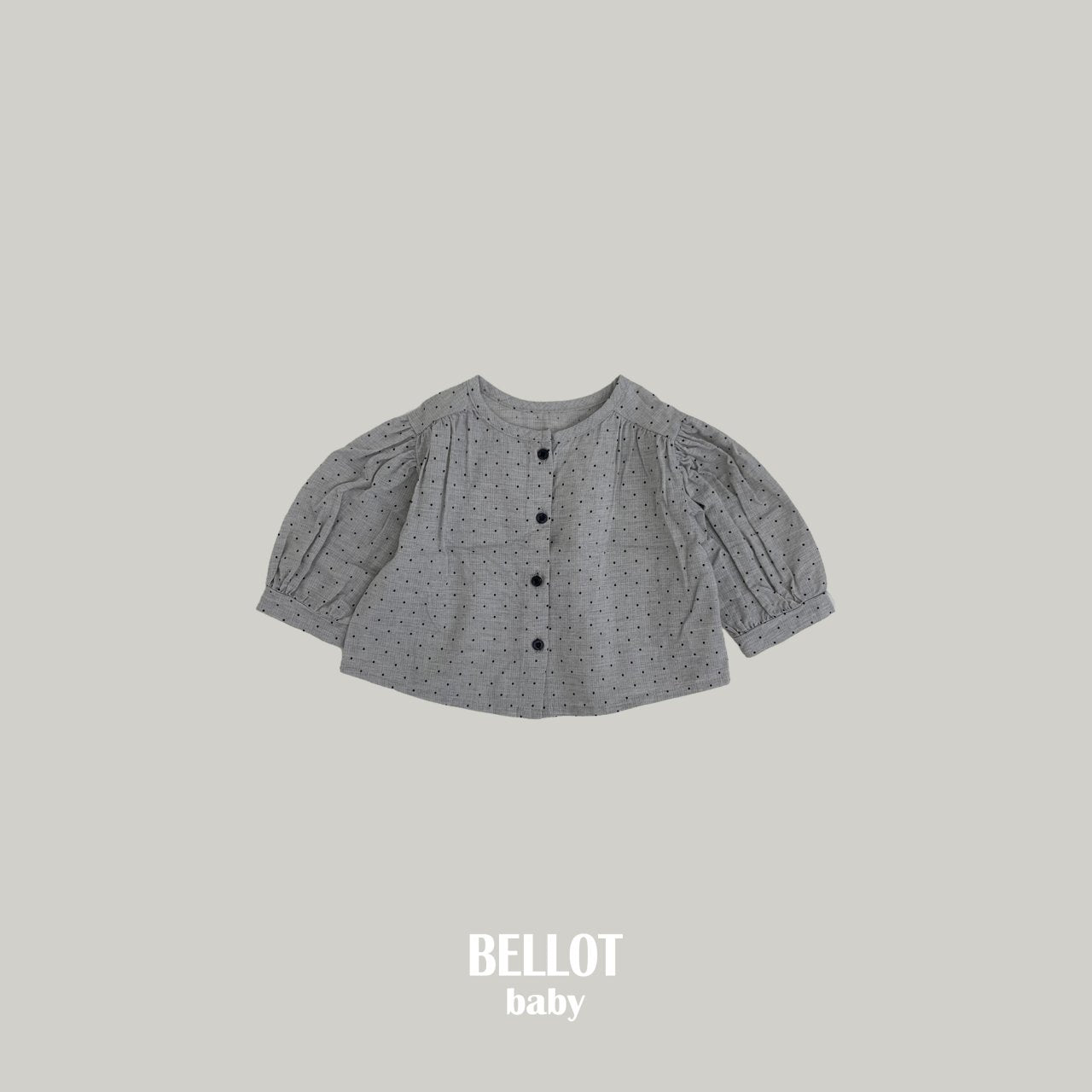 ［BELLOT］Bebe bonbon dot blouse