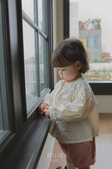 ［BELLOT］Bebe bonbon dot blouse