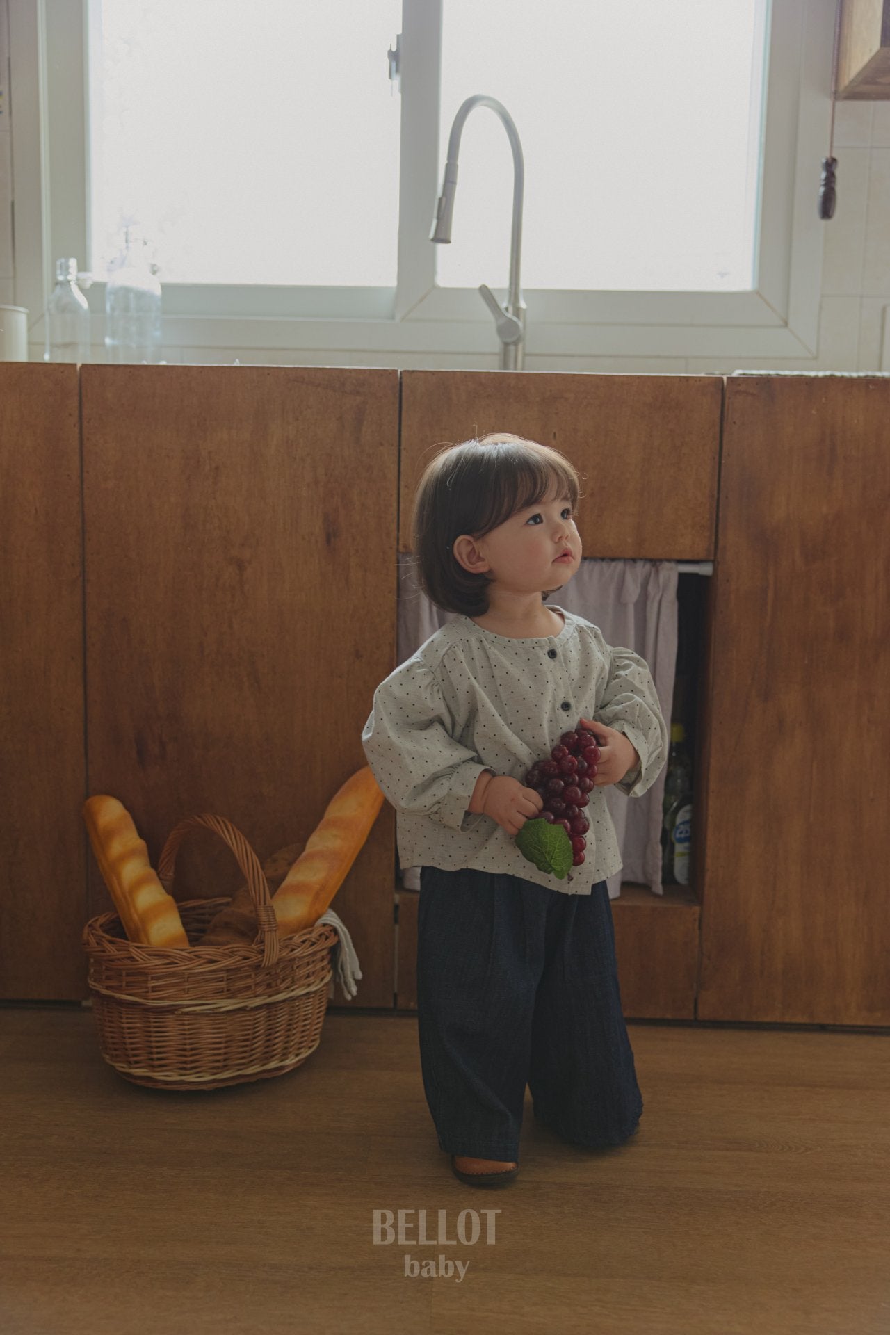 ［BELLOT］Bebe natural denim pants