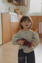［BELLOT］Bebe bonbon dot blouse