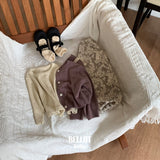 ［BELLOT］Bebe caramel rib tee