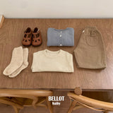 ［BELLOT］Bebe caramel rib tee