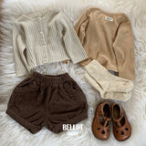 ［BELLOT］Bebe caramel rib tee