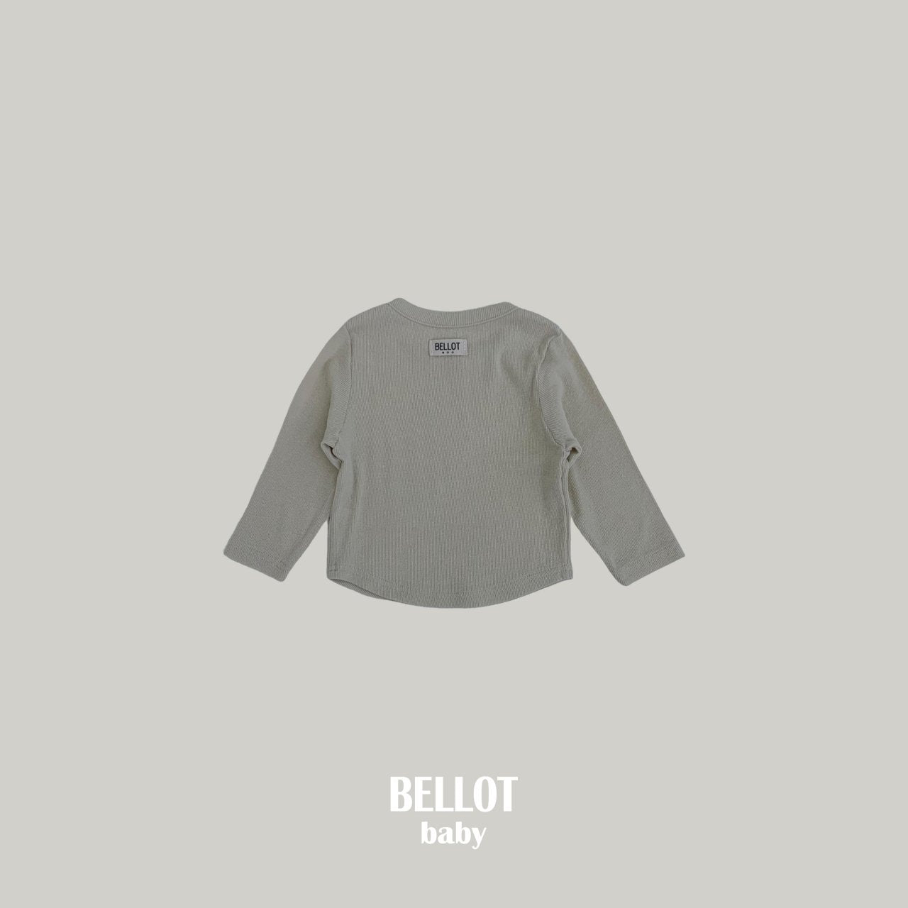 ［BELLOT］Bebe caramel rib tee