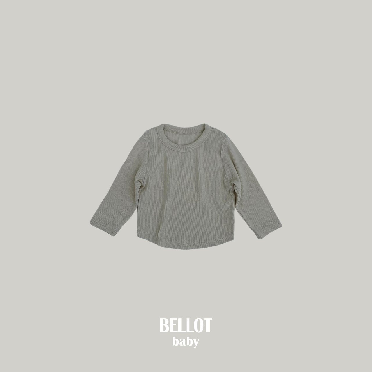 ［BELLOT］Bebe caramel rib tee