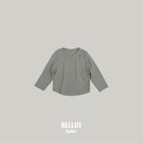 ［BELLOT］Bebe caramel rib tee