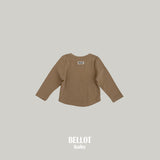 ［BELLOT］Bebe caramel rib tee