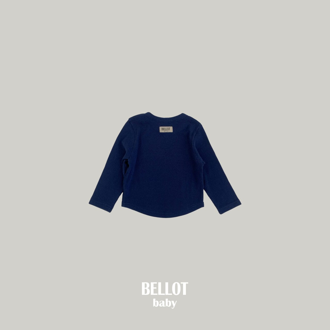 ［BELLOT］Bebe caramel rib tee