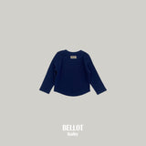 ［BELLOT］Bebe caramel rib tee