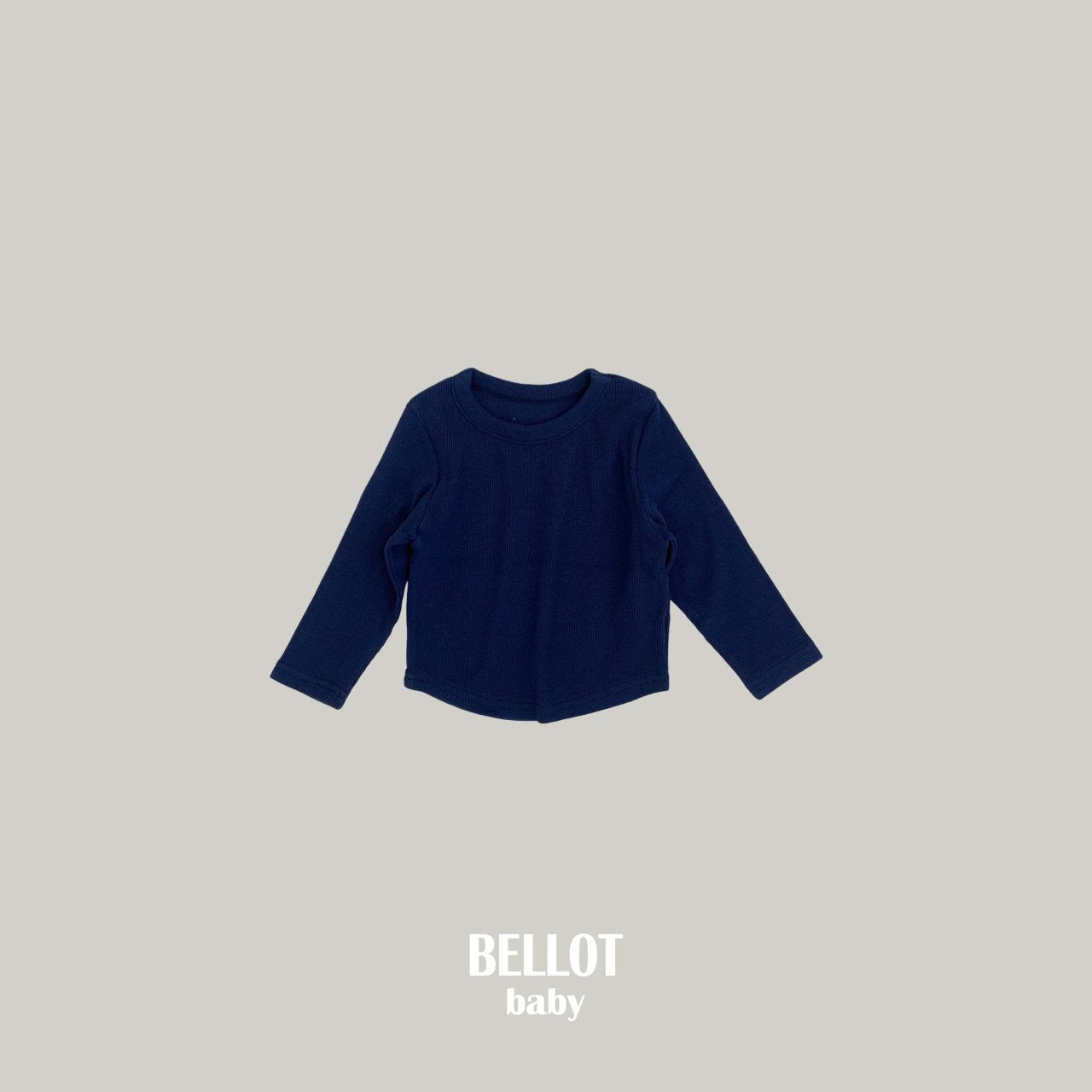 ［BELLOT］Bebe caramel rib tee