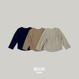 ［BELLOT］Bebe caramel rib tee