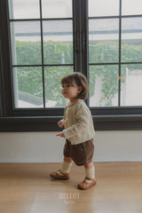［BELLOT］Bebe caramel rib tee