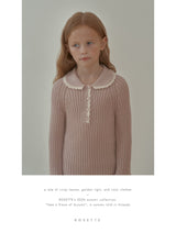 ［ROSETTE］Enne knit one-piece