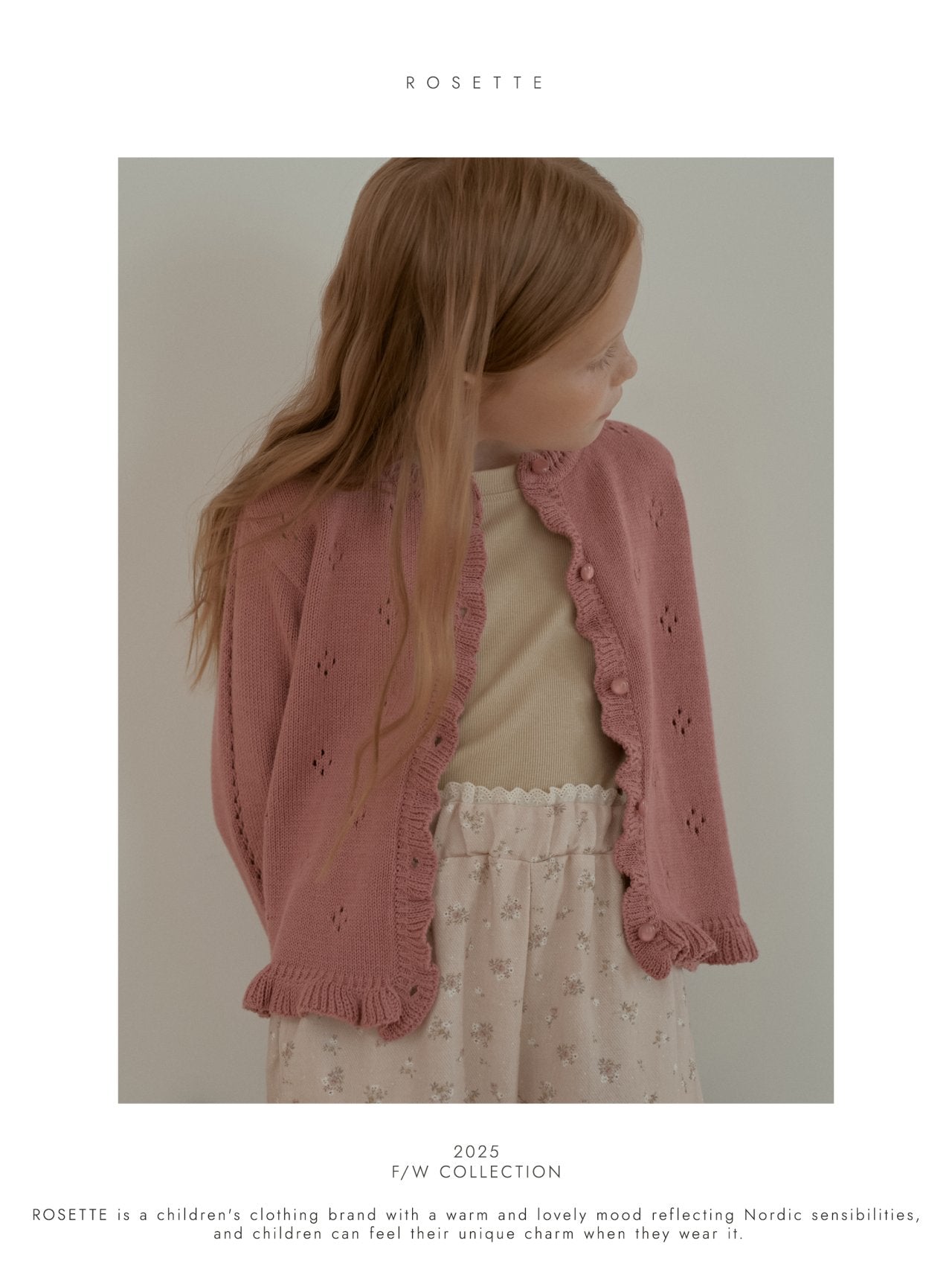 ［ROSETTE］Kotlin knit cardigan
