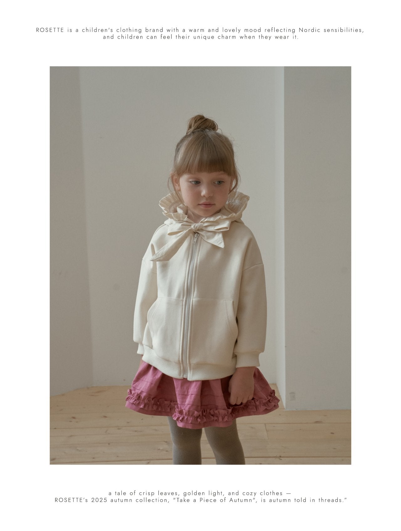 ［ROSETTE］Jullia hood jumper