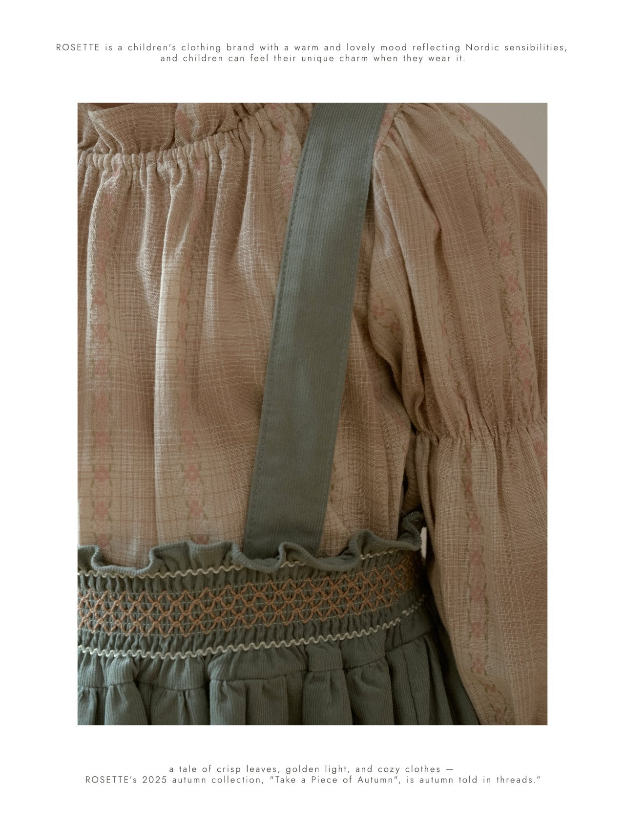 ［ROSETTE］Sejan suspender skirt