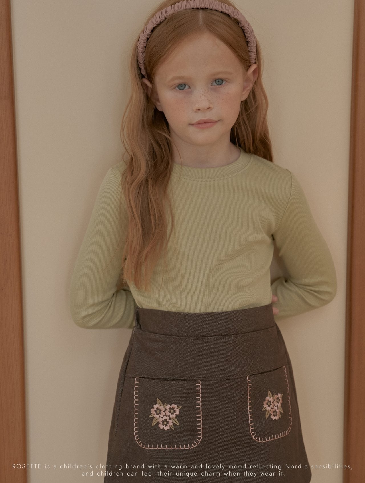 ［ROSETTE］Vivi embroidery skirt