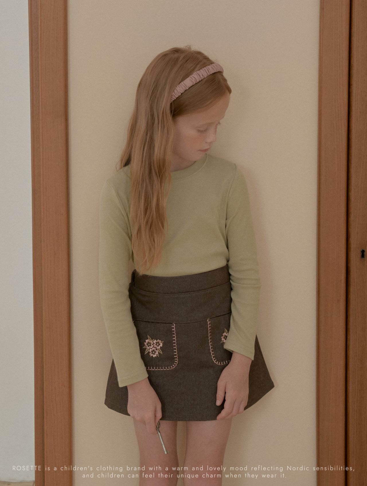 ［ROSETTE］Vivi embroidery skirt