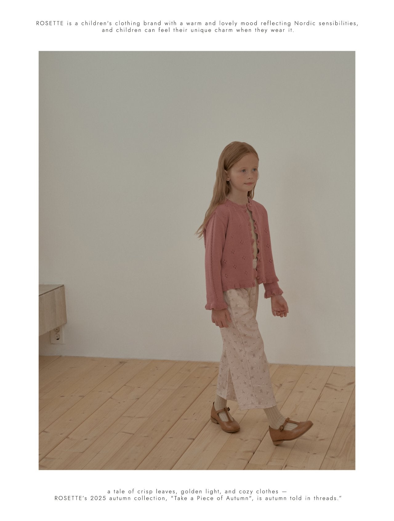 ［ROSETTE］Momo flower pants