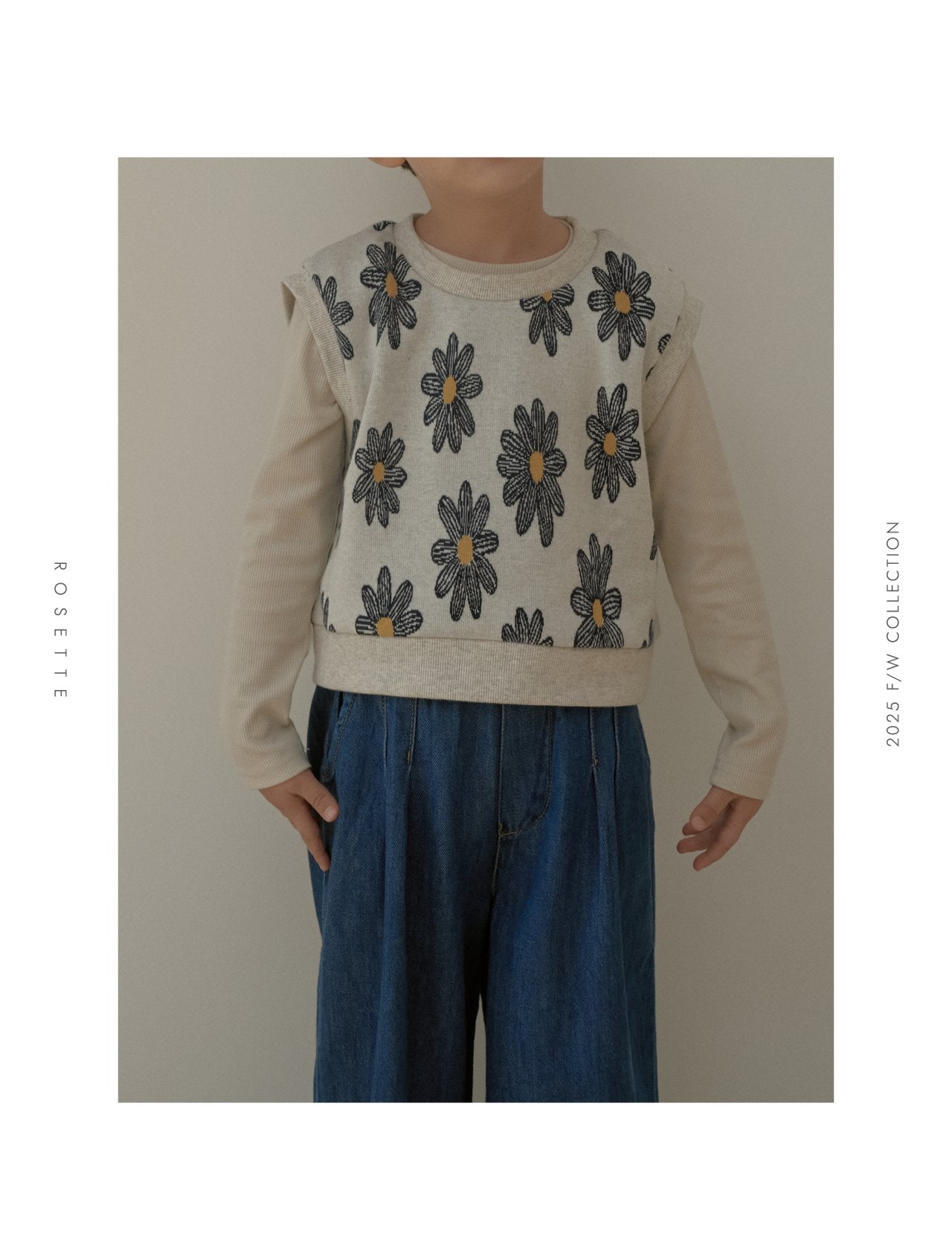［ROSETTE］Egg vest