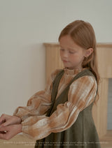 ［ROSETTE］Janne check blouse