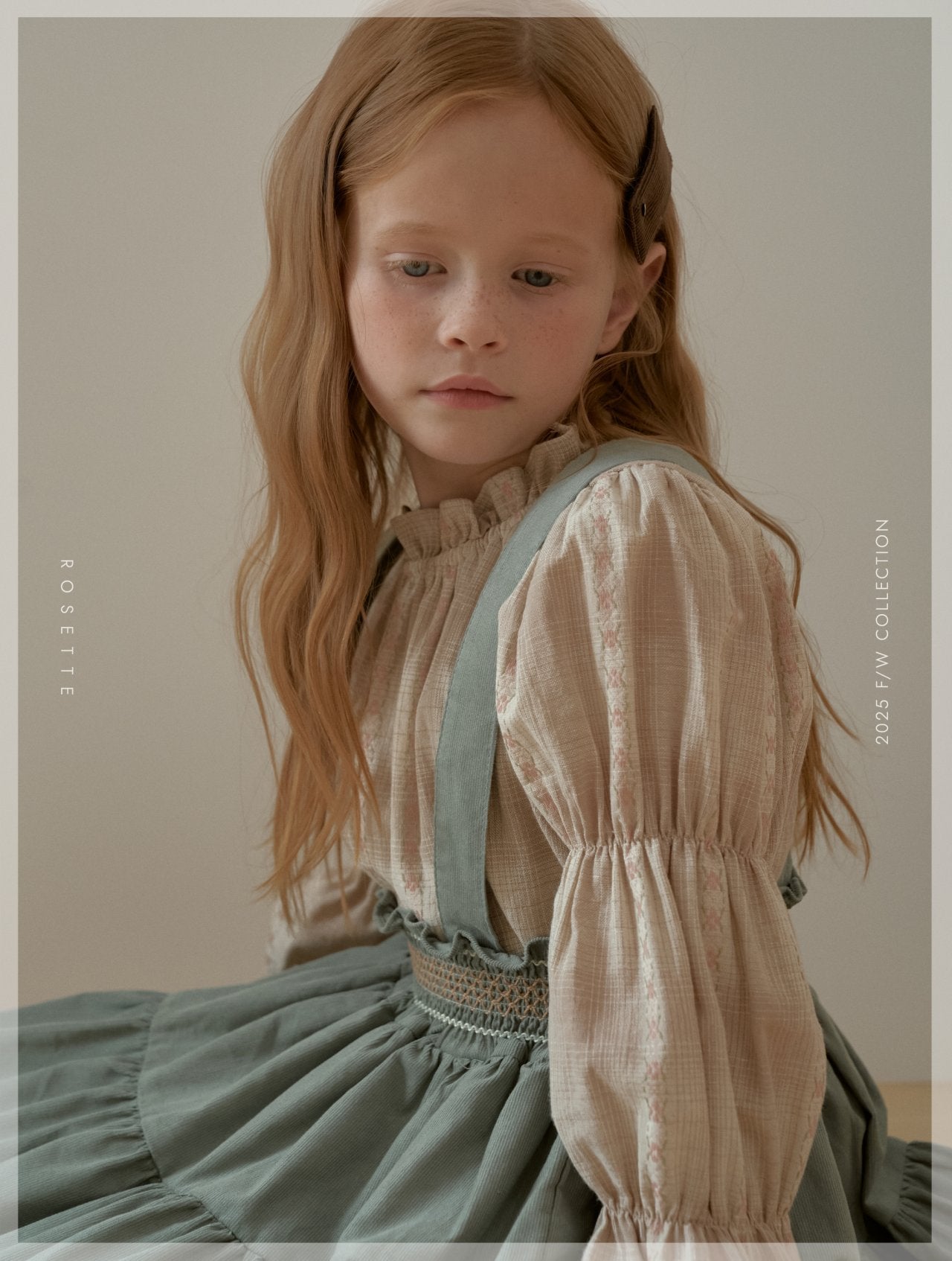 ［ROSETTE］Janne check blouse