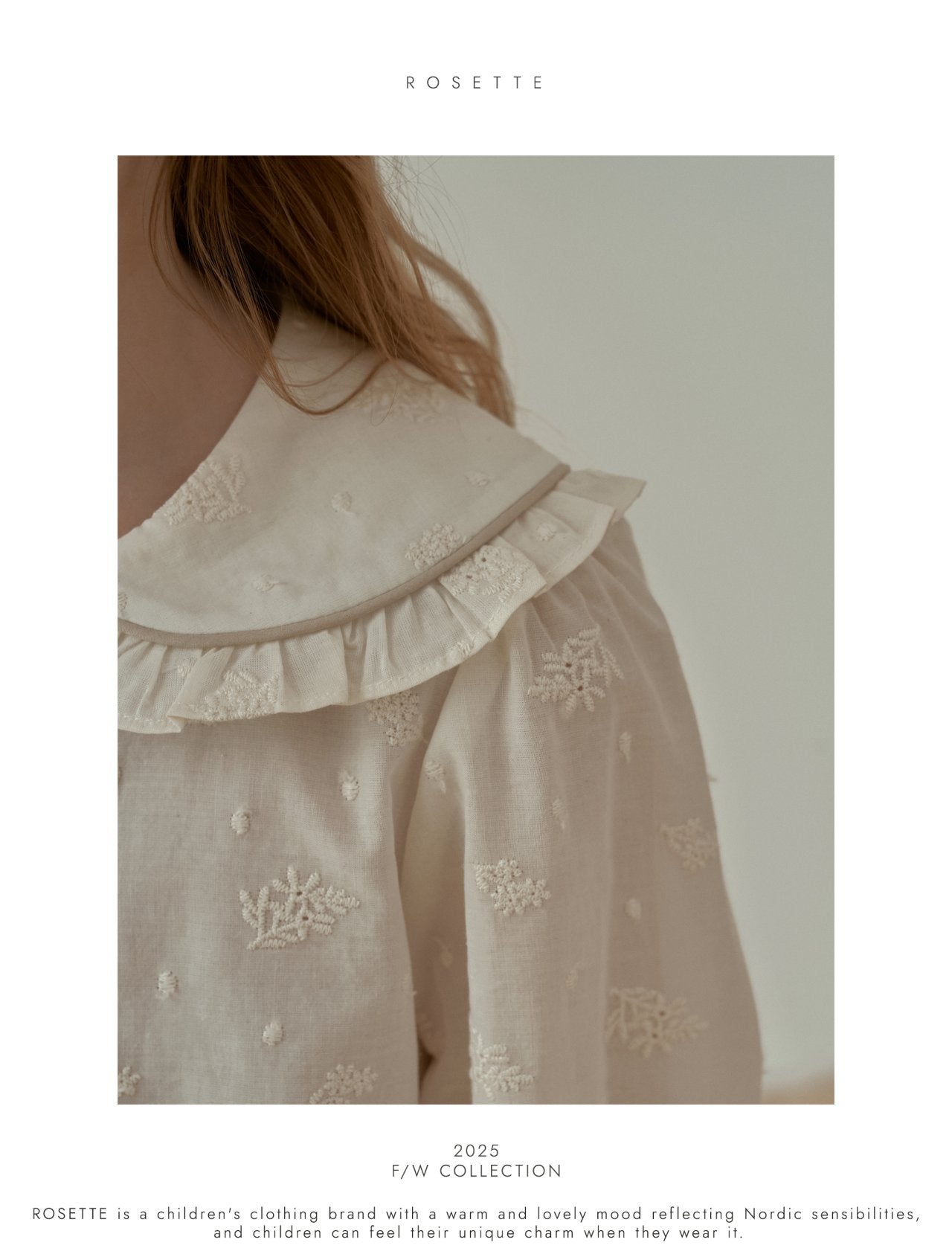 ［ROSETTE］Loe collar blouse