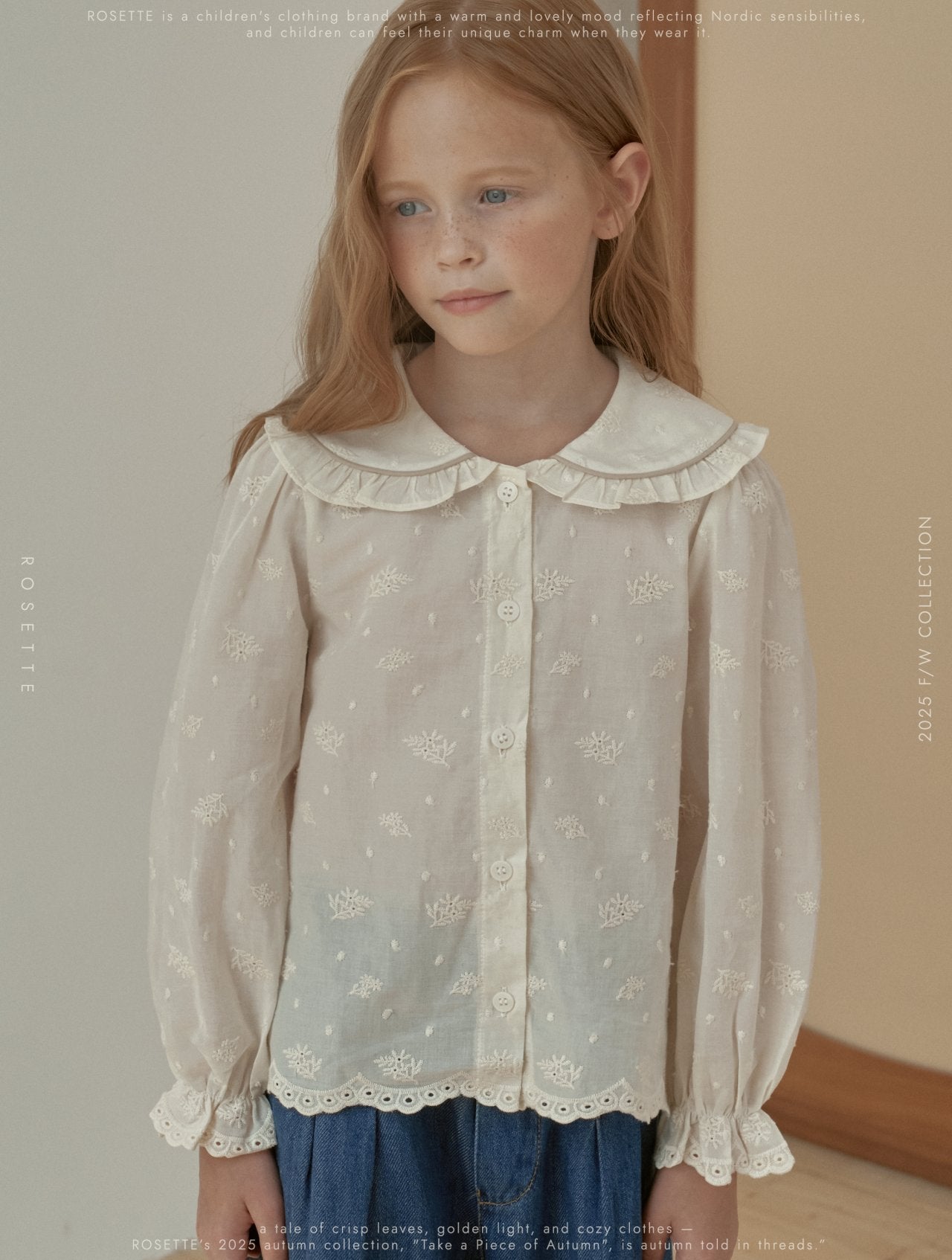 ［ROSETTE］Loe collar blouse