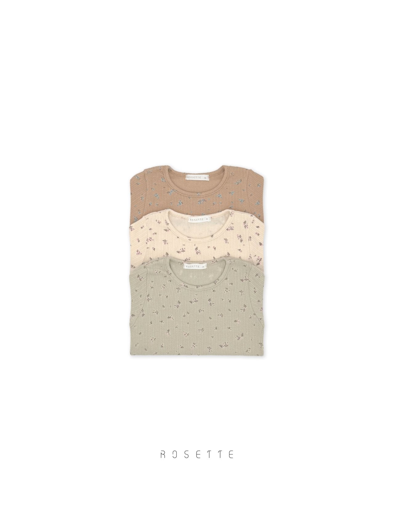 ［ROSETTE］Floral tee