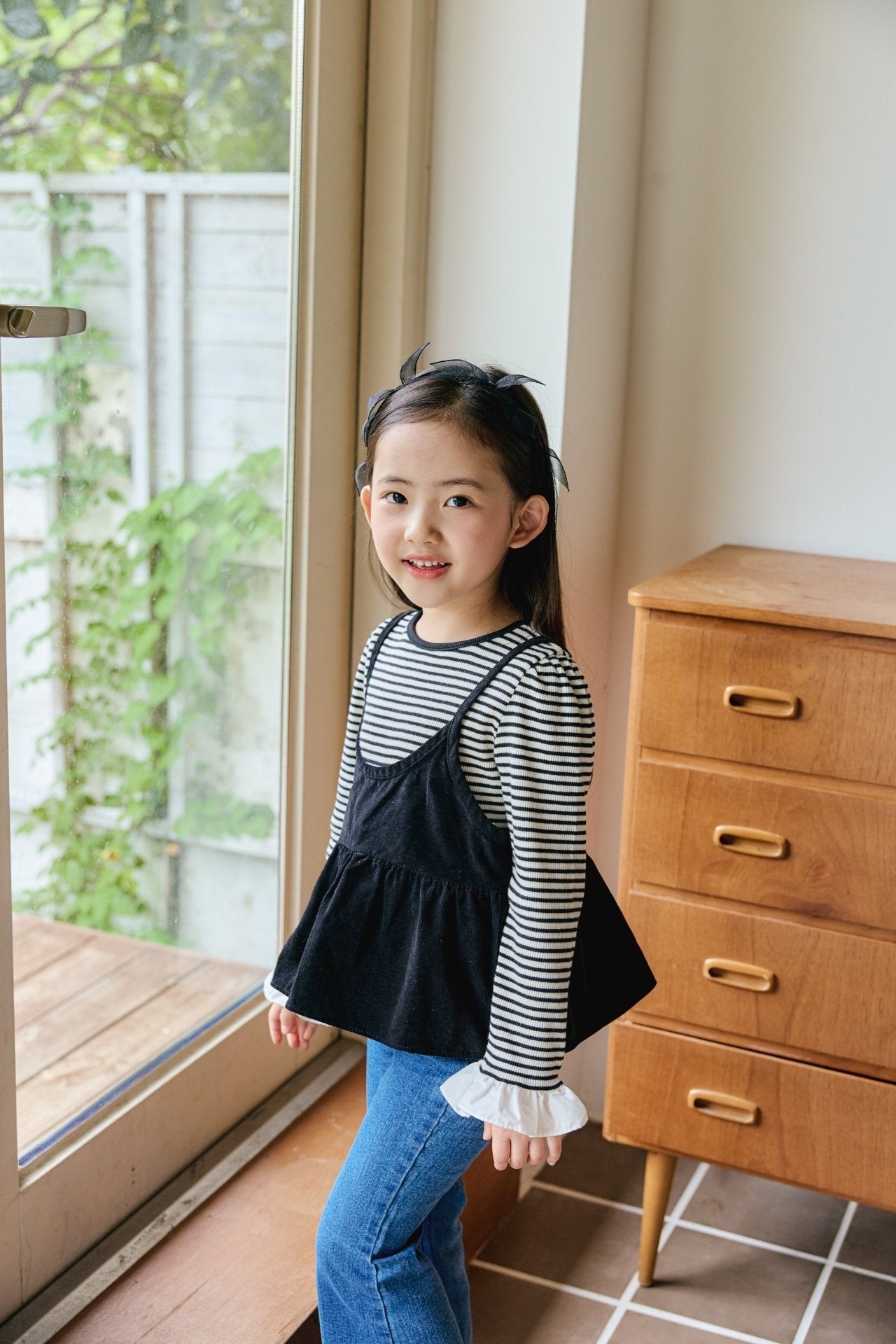 ［mon Atelier］Once stripe tee