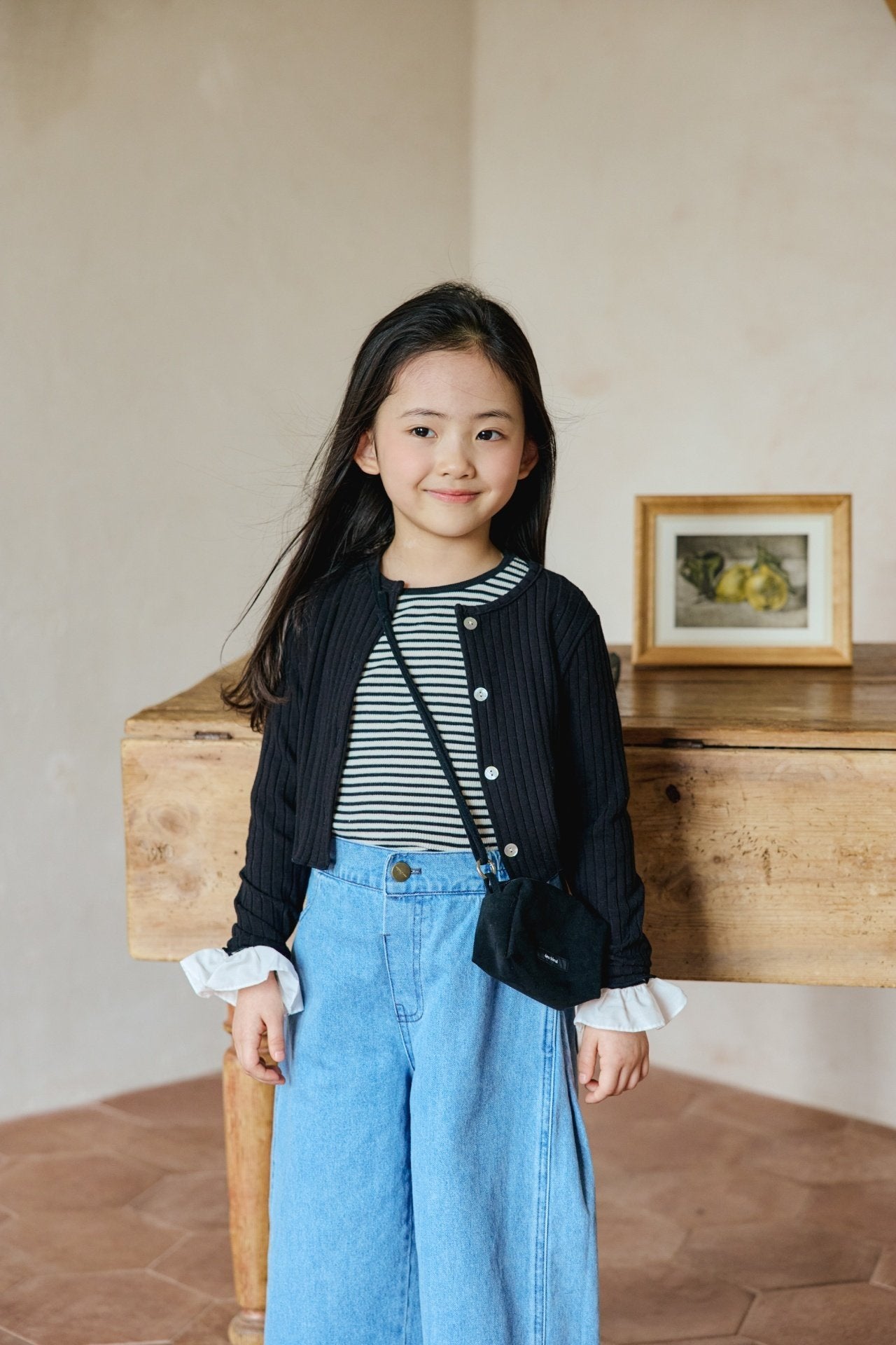 ［mon Atelier］Once stripe tee