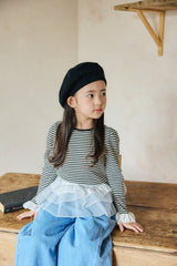 ［mon Atelier］Once stripe tee