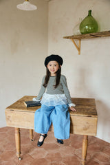［mon Atelier］Once stripe tee