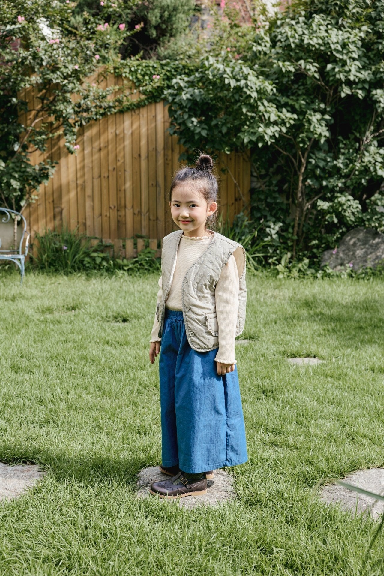 ［mon Atelier］Frill knit top