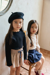 ［mon Atelier］Frill knit top